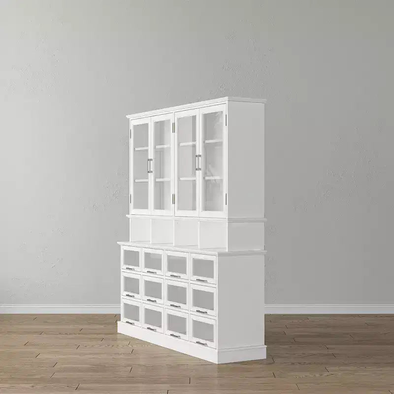 Meuble de cuisine multifonctionnel et garde-manger ; armoire de rangement alimentaire grande capacité