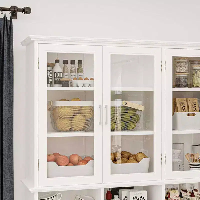 Meuble de cuisine multifonctionnel et garde-manger ; armoire de rangement alimentaire grande capacité