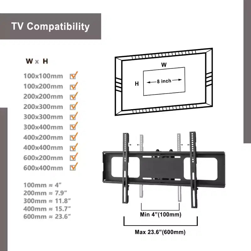 Meuble TV multifonction noir réglable en hauteur et en angle