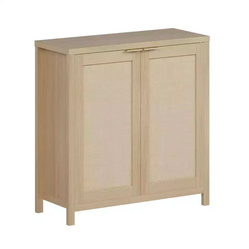 Bahut en rotin, buffet, console de rangement autonome
