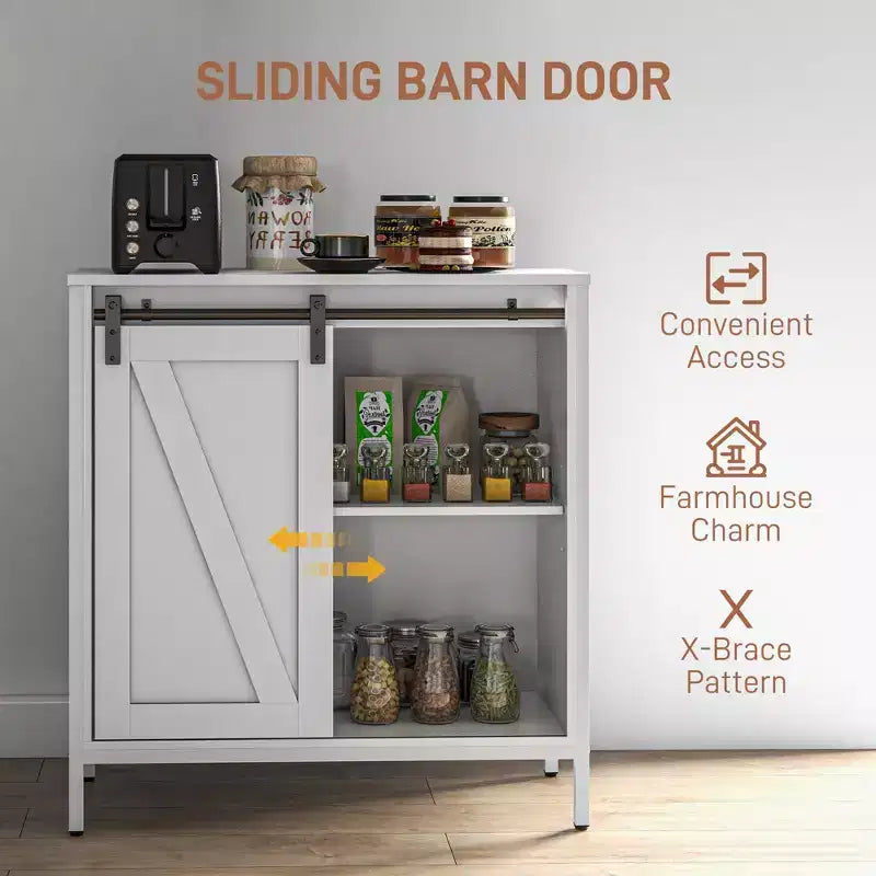 Buffet de rangement ; Bahut de ferme ; Meuble bar avec étagère réglable