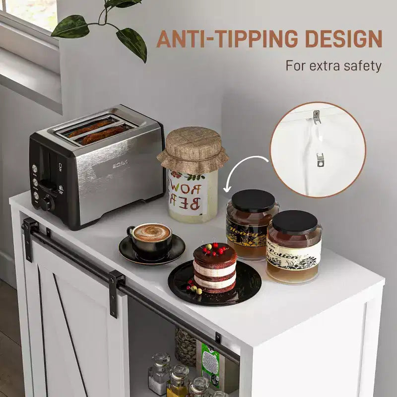 Buffet de rangement ; Bahut de ferme ; Meuble bar avec étagère réglable