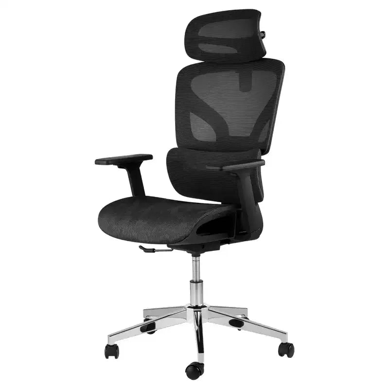 GustoWave Ergonomic Office Chair with Breathable Mesh Back; High Back Support; 3D Adjustable Armrests for Work or Gaming