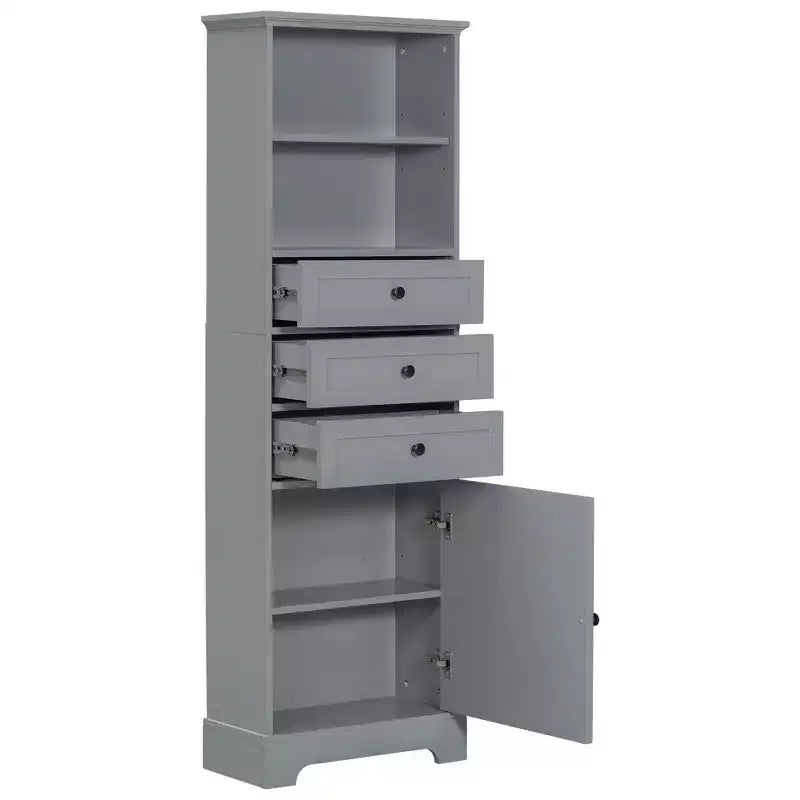 Meuble de rangement de salle de bain avec 3 tiroirs Organisateur de salle de bain
