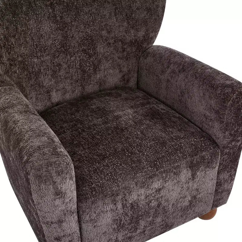 Fauteuil d'appoint contemporain rembourré à oreilles