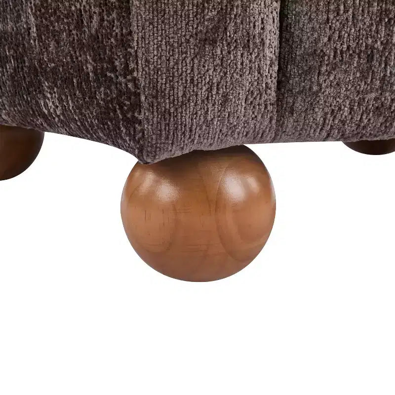 Fauteuil d'appoint contemporain rembourré à oreilles