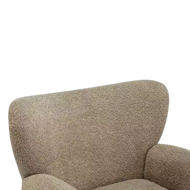 Fauteuil d'appoint contemporain rembourré à oreilles
