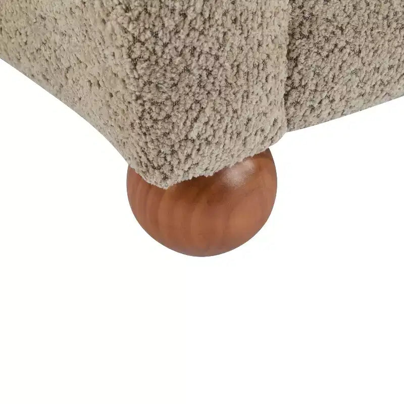 Fauteuil d'appoint contemporain rembourré à oreilles