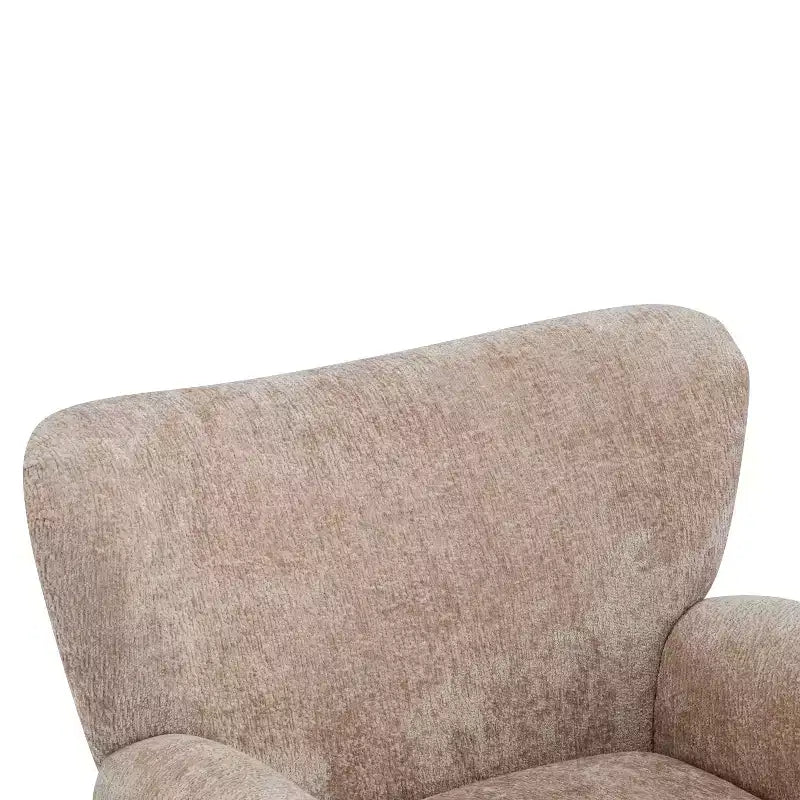 Fauteuil d'appoint contemporain rembourré à oreilles