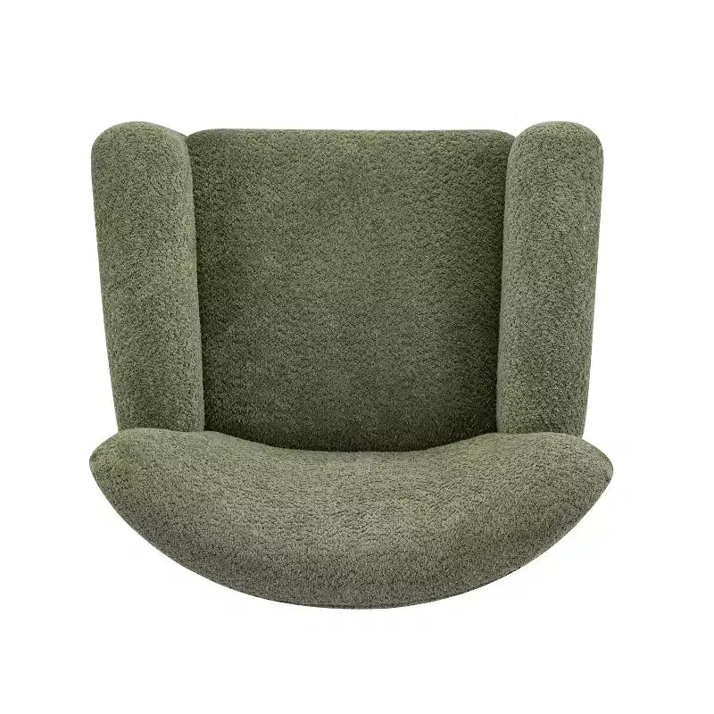 Fauteuil d'appoint contemporain rembourré à oreilles
