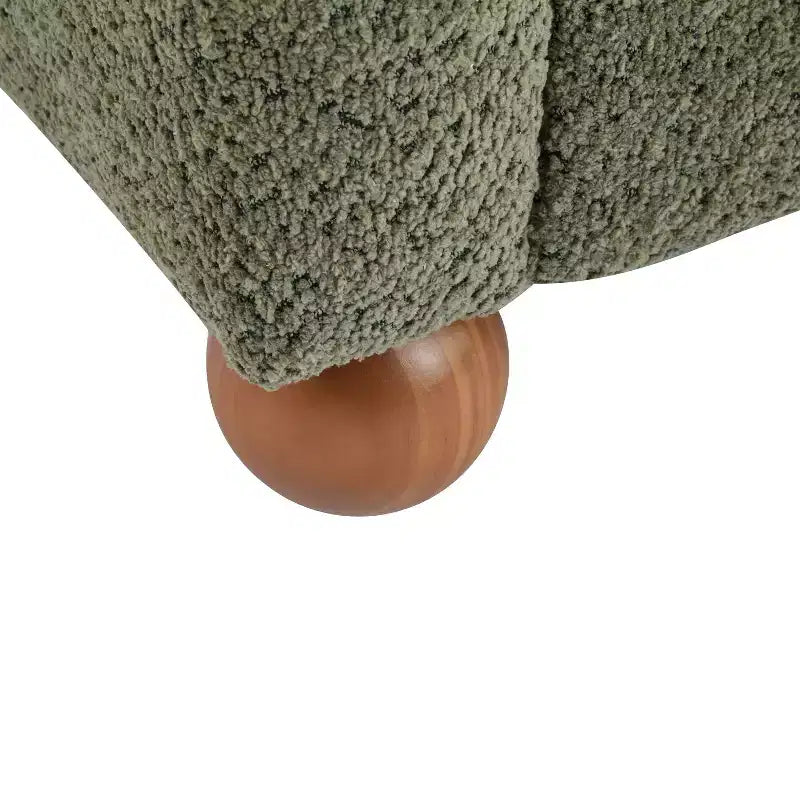 Fauteuil d'appoint contemporain rembourré à oreilles