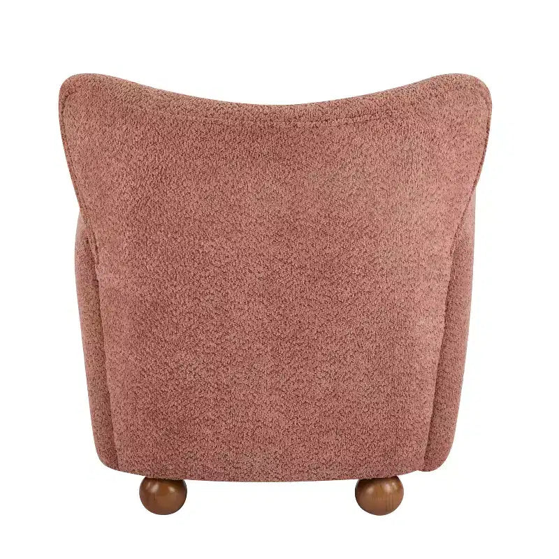 Fauteuil d'appoint contemporain rembourré à oreilles