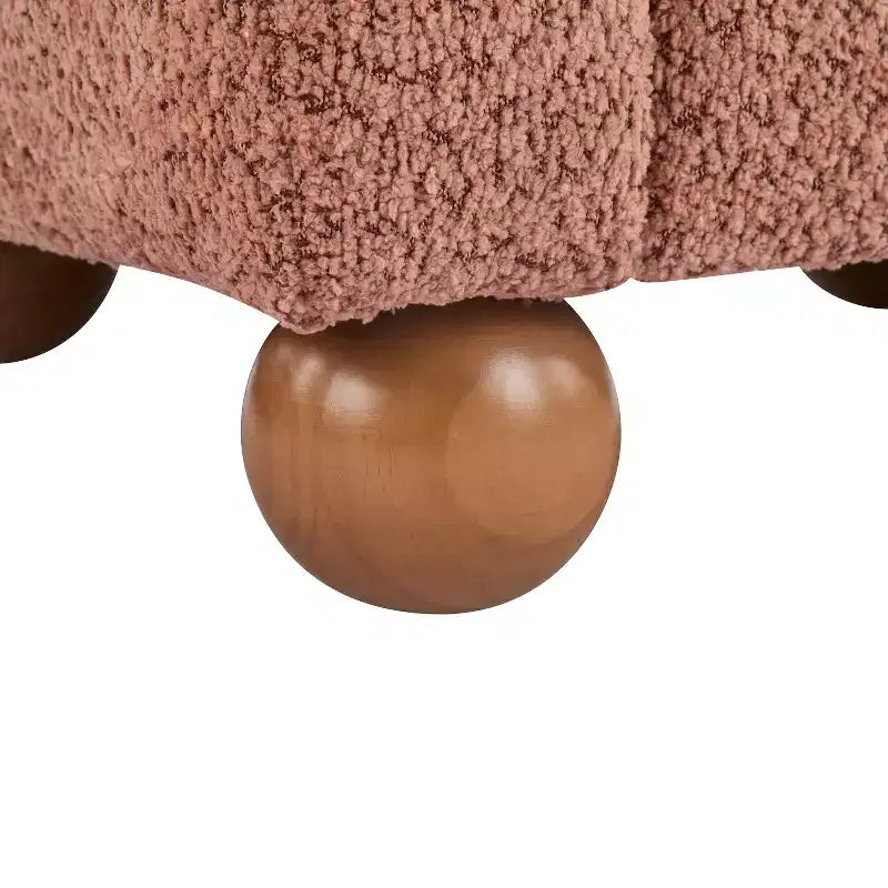 Fauteuil d'appoint contemporain rembourré à oreilles