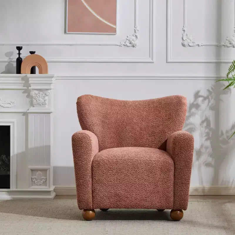Christopher Knight Home Ember Contemporary Wingback Upholstered Accent Chair