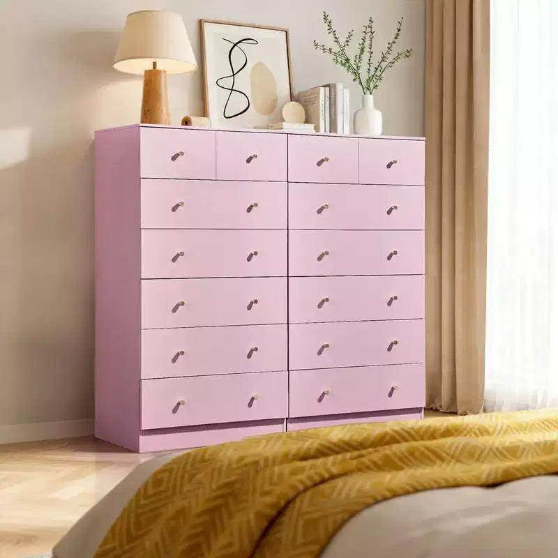 Grande commode 7 tiroirs pour chambre à coucher et chiffonnier
