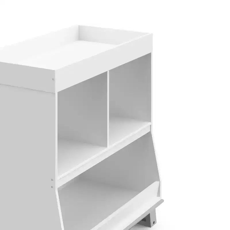 Table à langer et bibliothèque convertible modernes