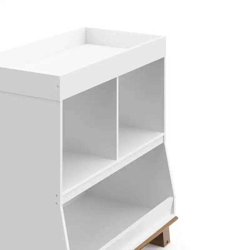 Table à langer et bibliothèque convertible modernes