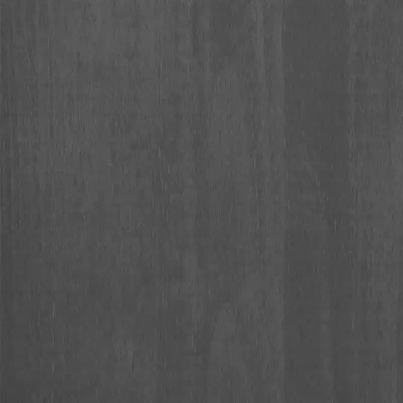 Table de chevet Gris foncé Pin massif ; MDF Medium