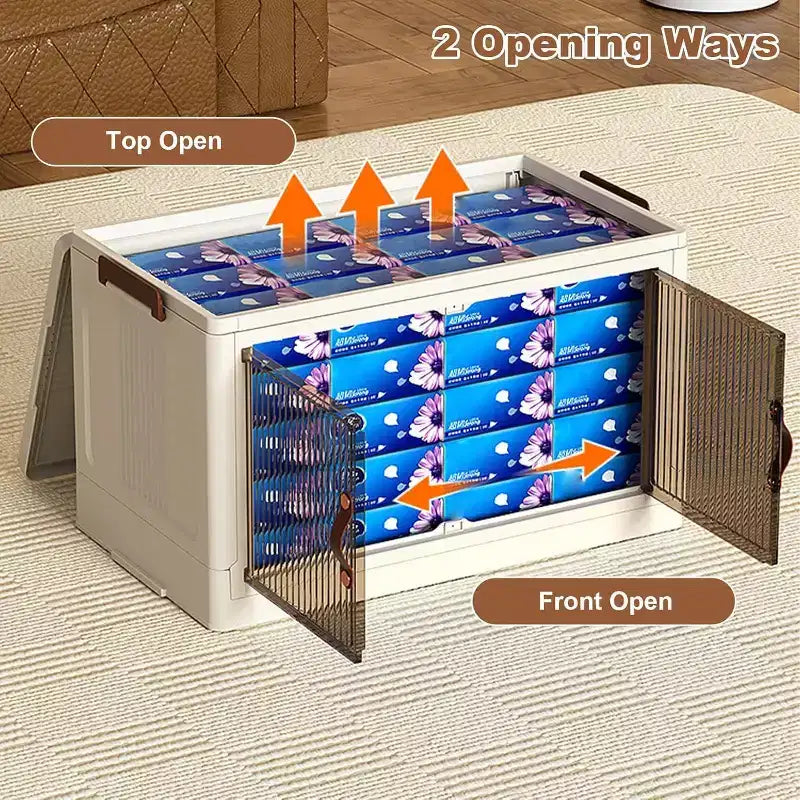 Boîtes de rangement empilables à 4 niveaux ; Armoire de rangement en plastique