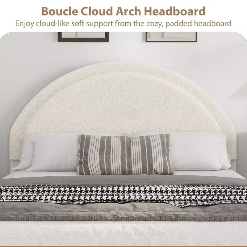 Tiroirs de Rangement pour Lit en Boucle ; Lit Plateforme Rembourré Doux