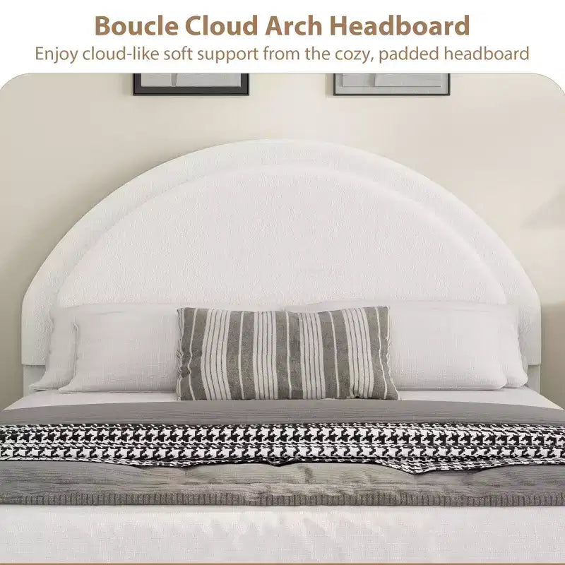 Tiroirs de Rangement pour Lit en Boucle ; Lit Plateforme Rembourré Doux