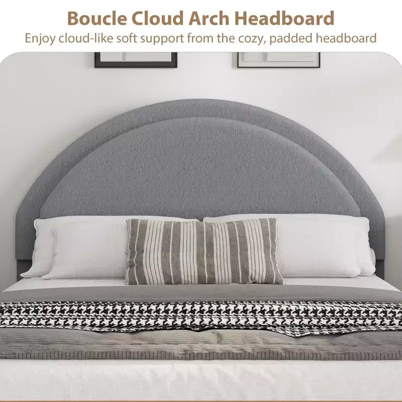 Tiroirs de Rangement pour Lit en Boucle ; Lit Plateforme Rembourré Doux
