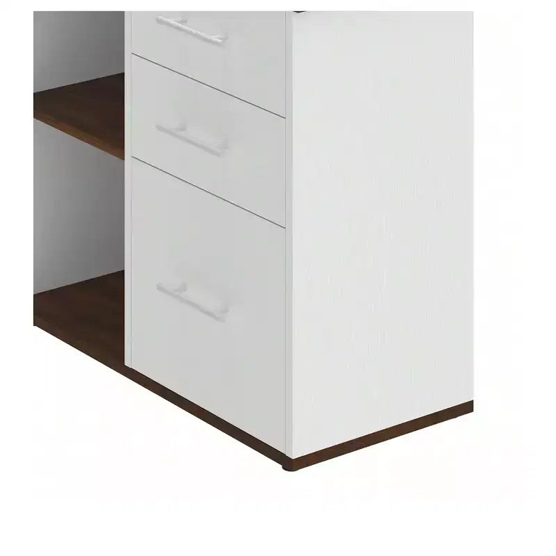 Bureau d'angle avec tiroirs Bureau de direction avec caisson de classement