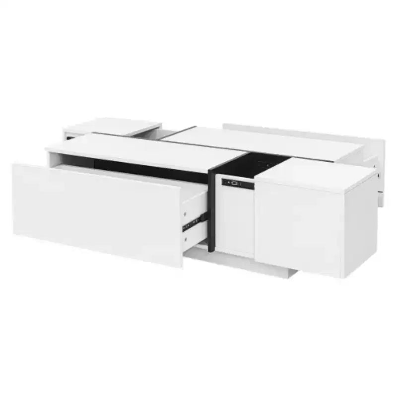 Finition de la table basse de centre moderne ; Table basse extensible