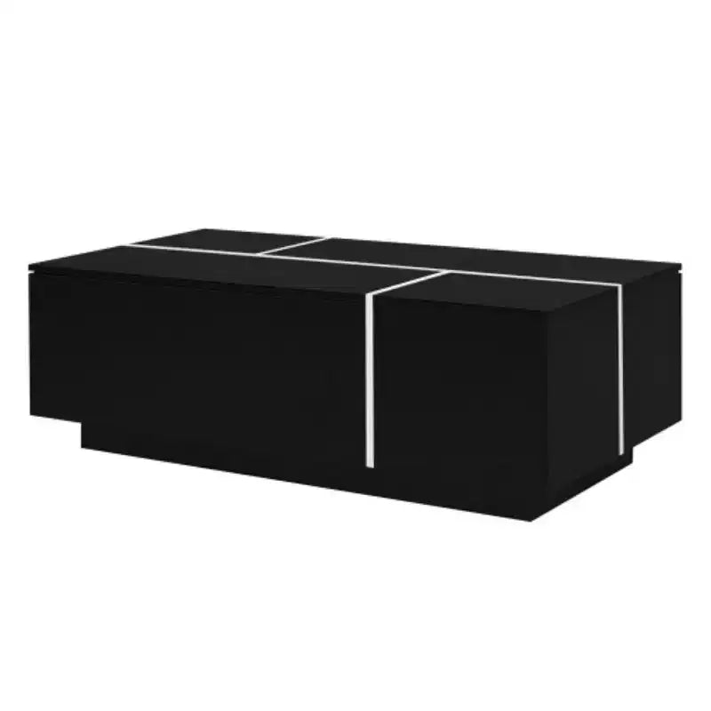 Finition de la table basse de centre moderne ; Table basse extensible