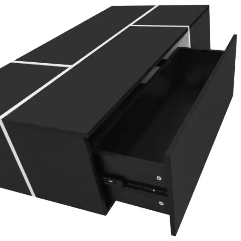 Finition de la table basse de centre moderne ; Table basse extensible
