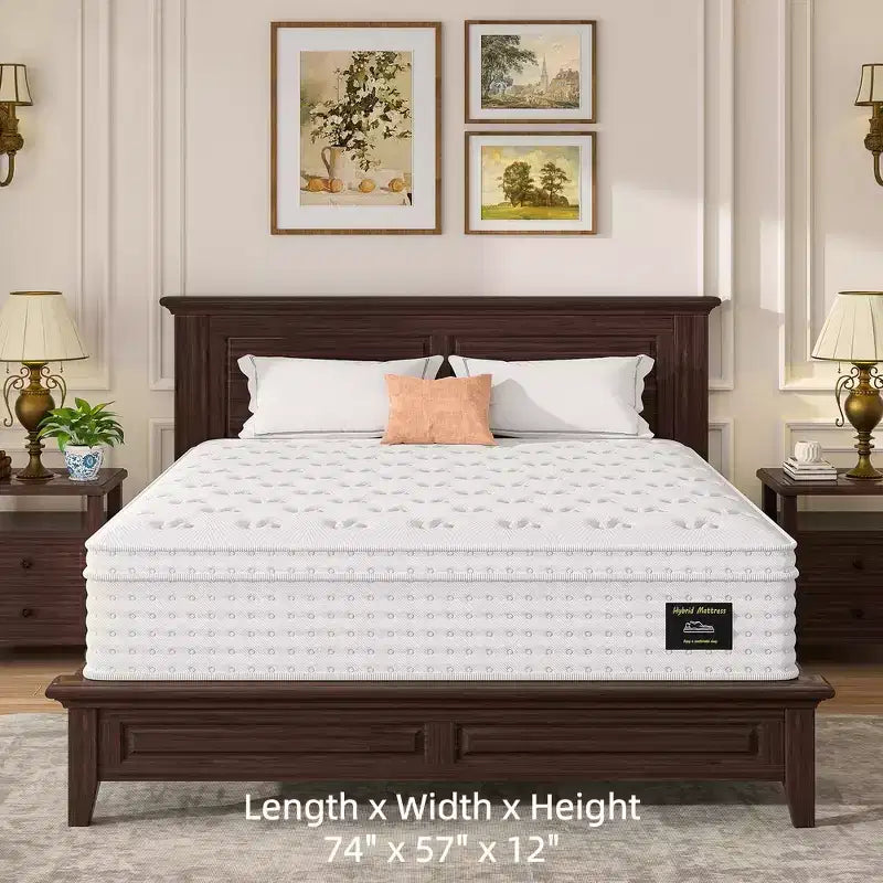 Matelas hybride ; Matelas ergonomique de luxe ; Matelas en mousse à mémoire de forme