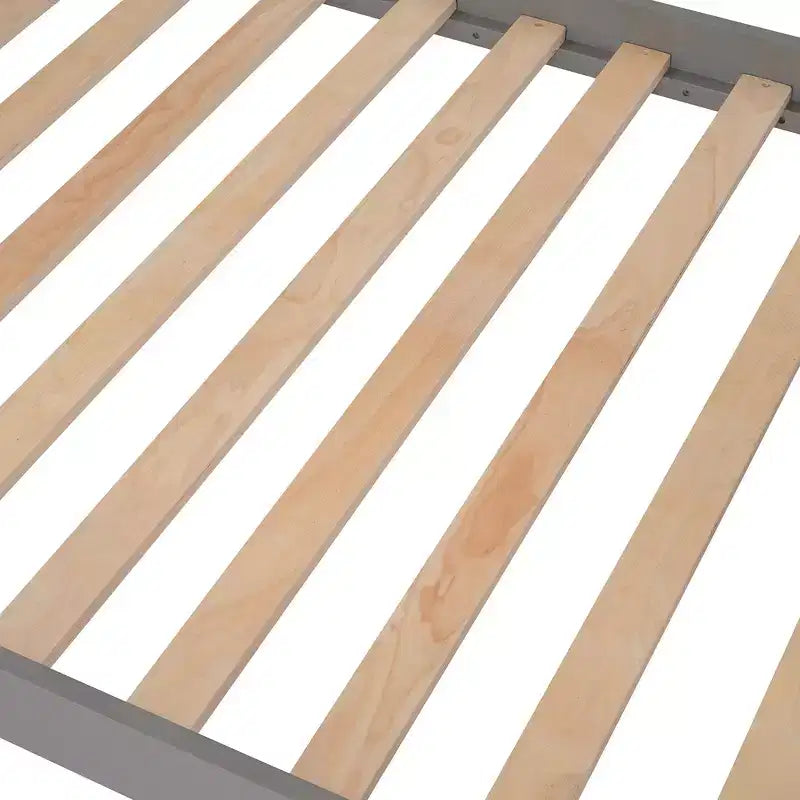Lit superposé avec escalier, format simple sur simple