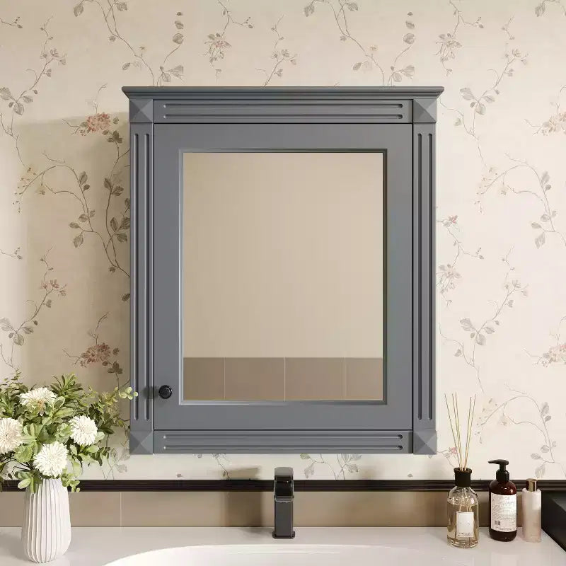Meuble de rangement mural de salle de bain avec miroir Armoire à pharmacie