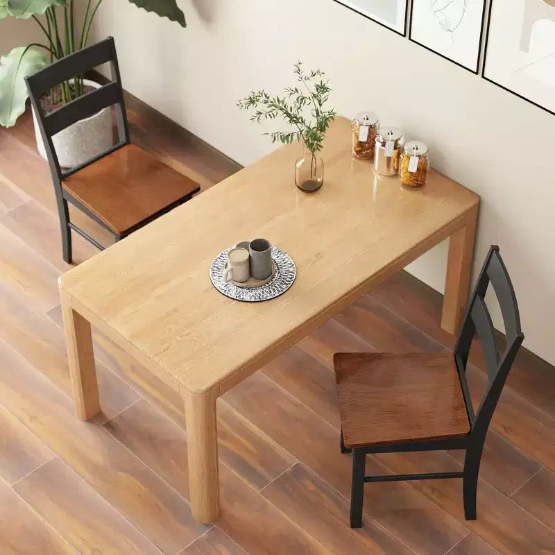 Chaises de salle à manger de ferme Chaises de table de cuisine en bois d'hévéa