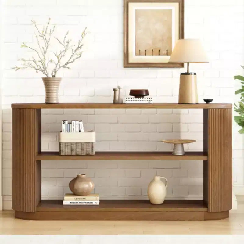 Console d'entrée moderne avec étagère ouverte