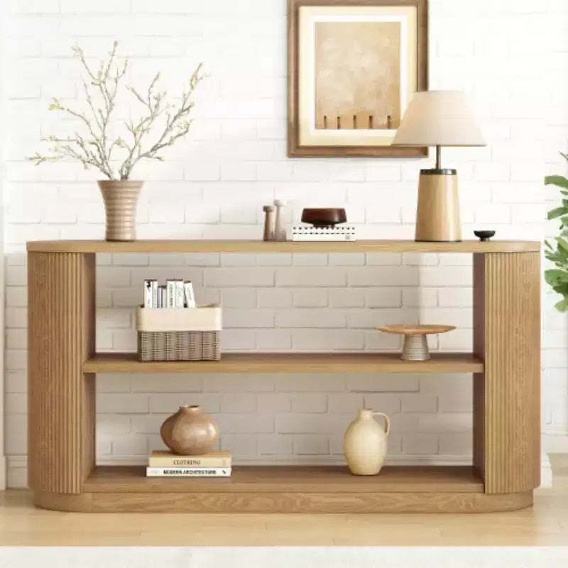 Console d'entrée moderne avec étagère ouverte