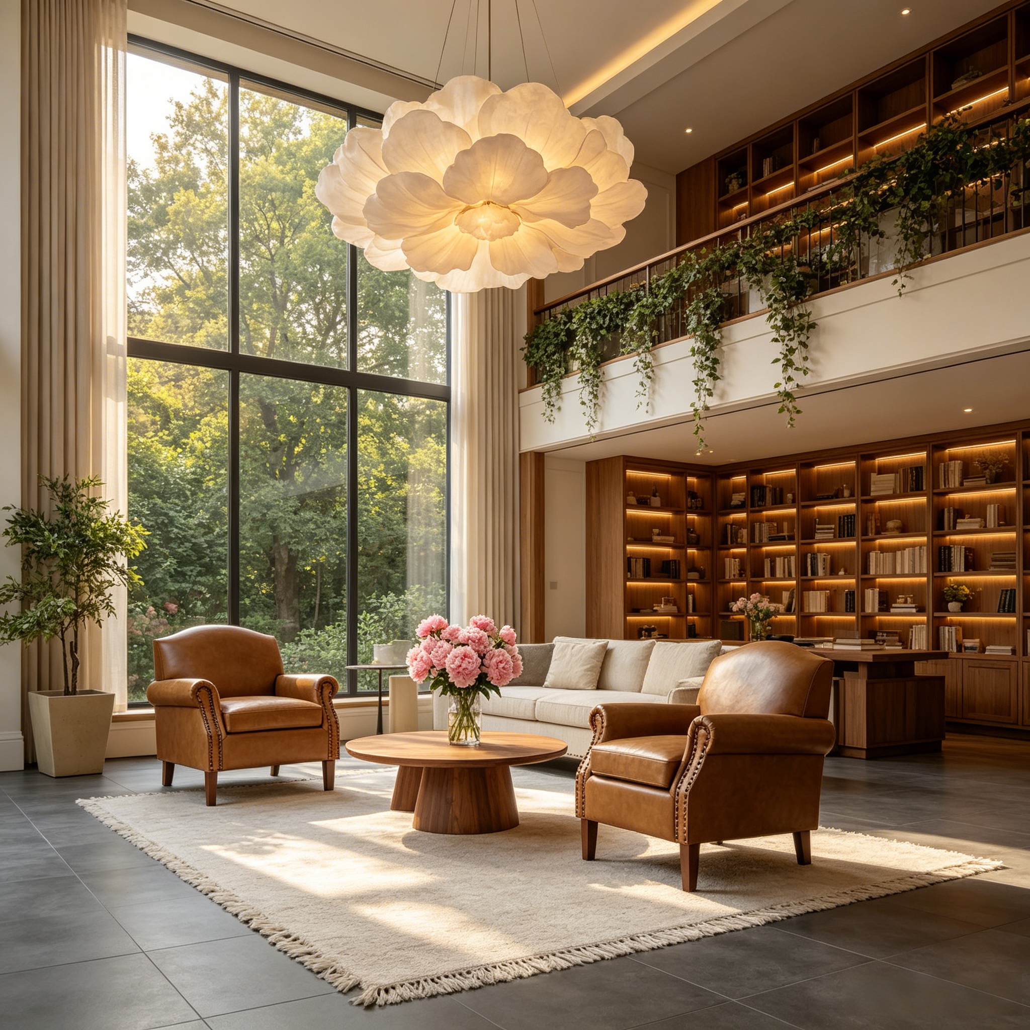 Fauteuil en cuir végane transitoire avec clous décoratifs