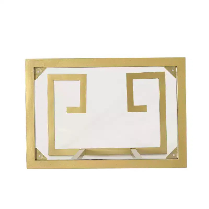 Table d'appoint en C, style glamour moderne, plateau en verre trempé