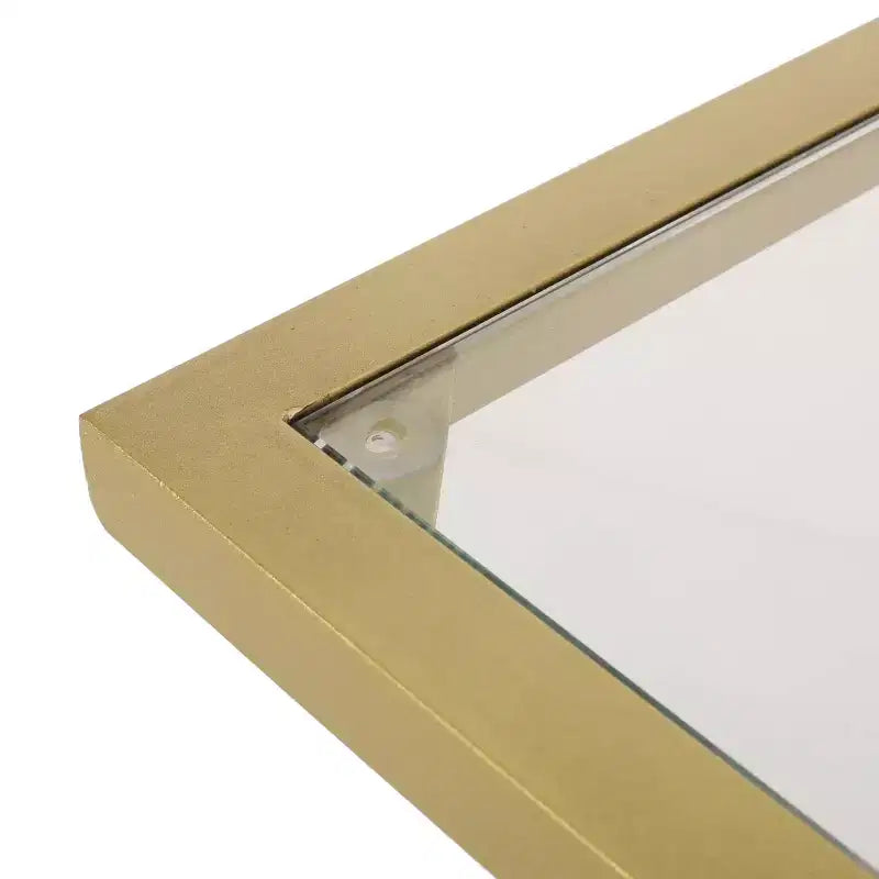 Table d'appoint en C, style glamour moderne, plateau en verre trempé