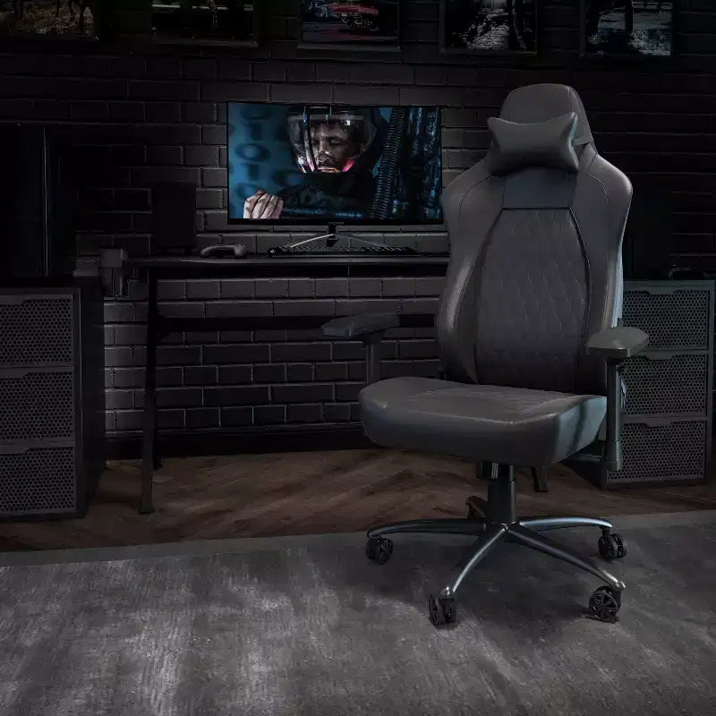 Chaise de jeu ergonomique à dossier haut et réglable