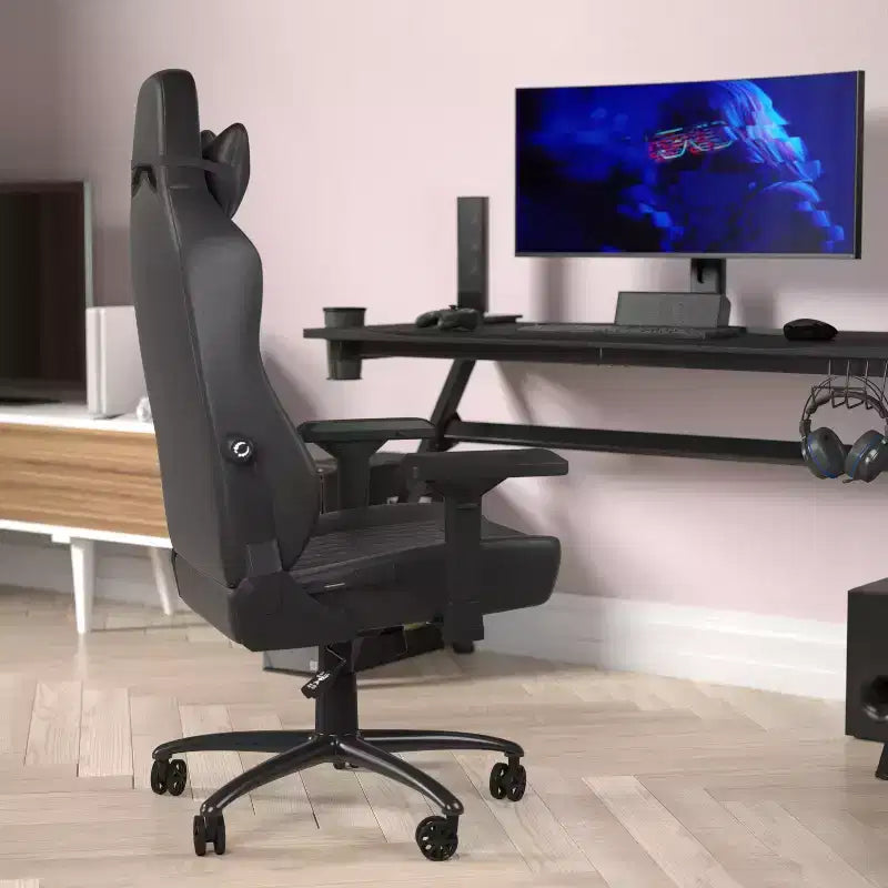 Chaise de jeu ergonomique à dossier haut et réglable