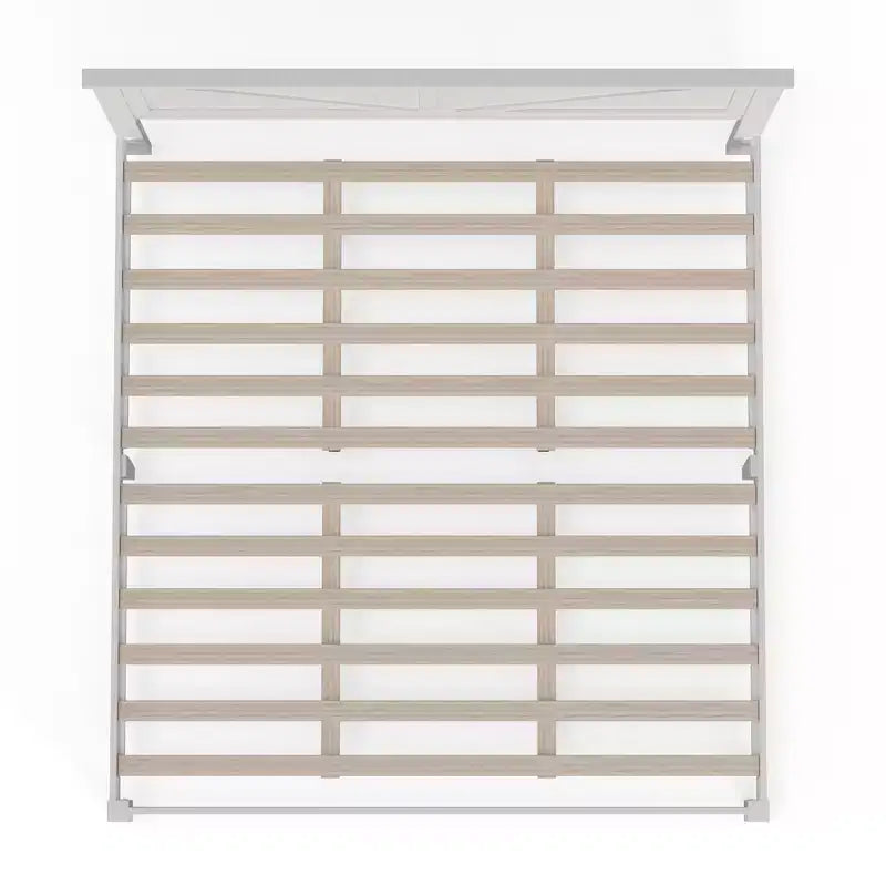Lit plateforme en bois massif de style ferme