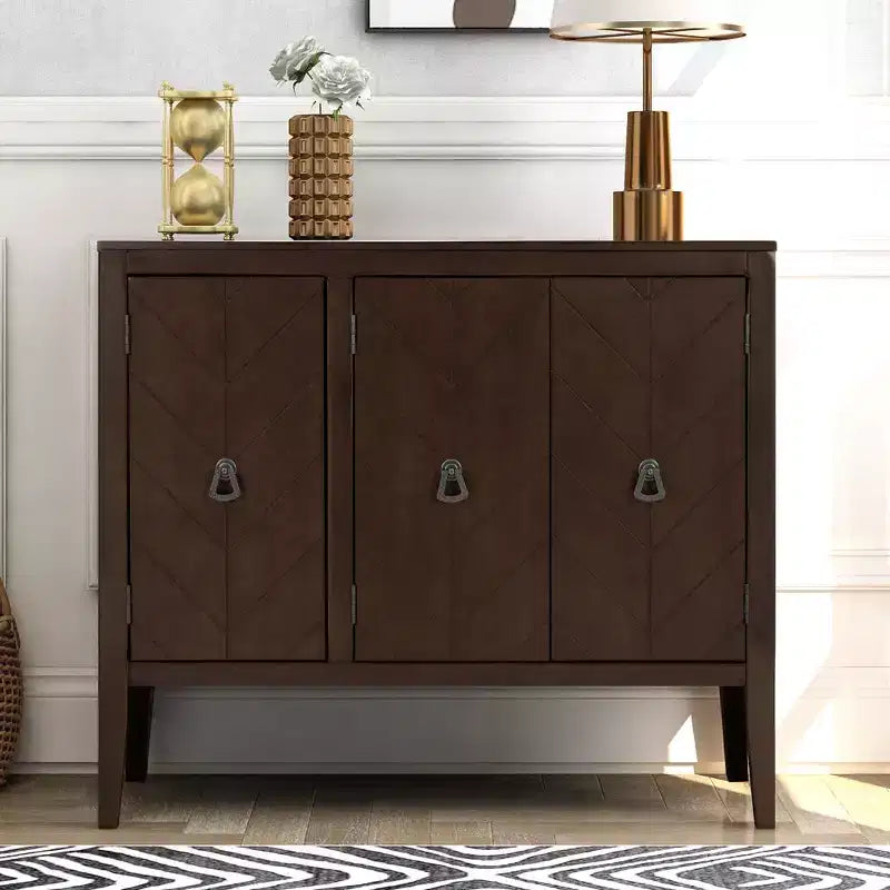 Meuble de rangement d'appoint avec étagère réglable