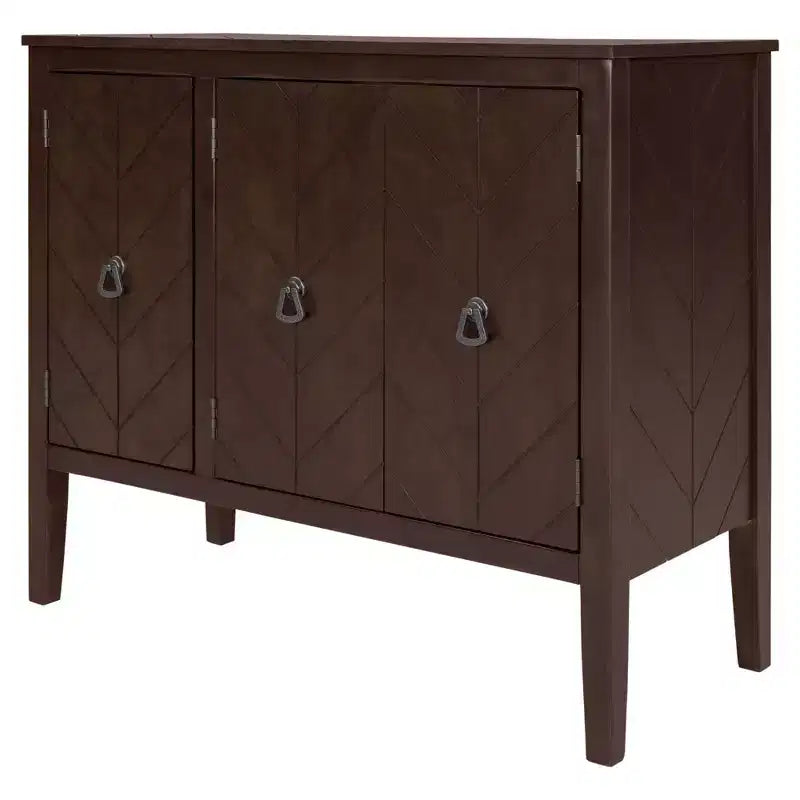 Meuble de rangement d'appoint avec étagère réglable