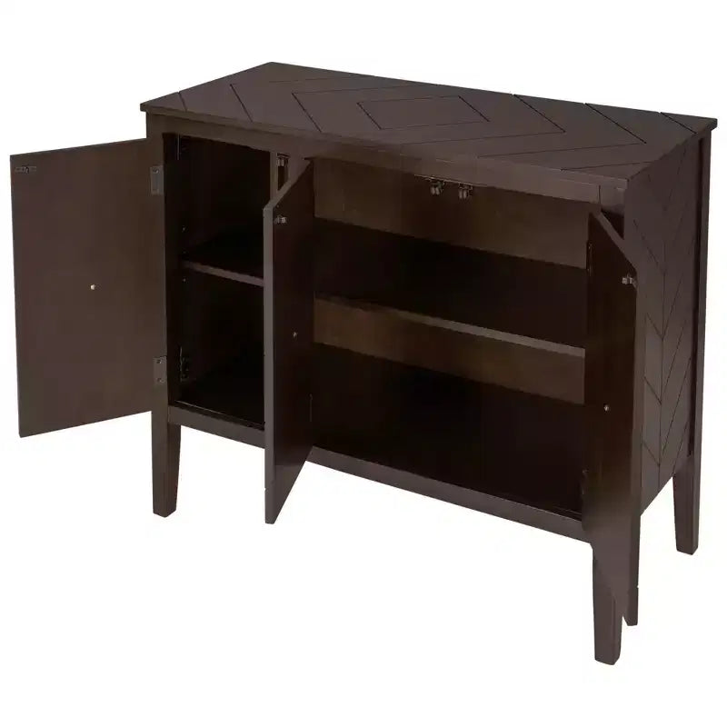 Meuble de rangement d'appoint avec étagère réglable