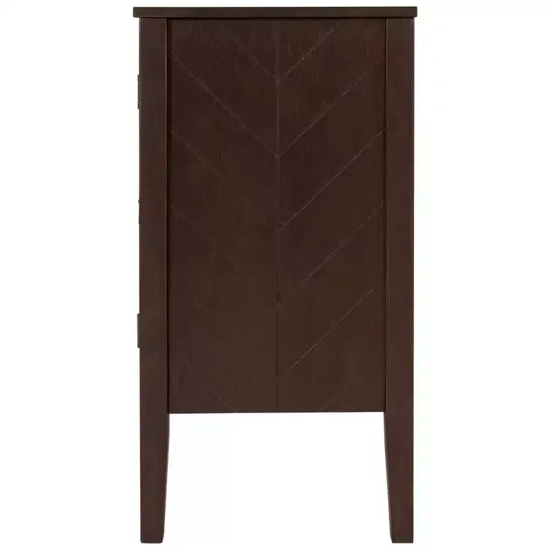 Meuble de rangement d'appoint avec étagère réglable