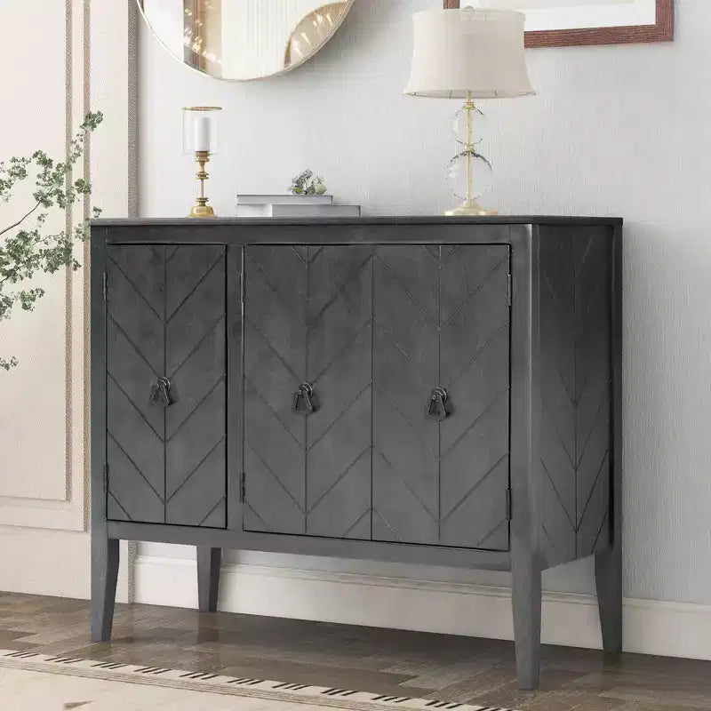 Meuble de rangement d'appoint avec étagère réglable