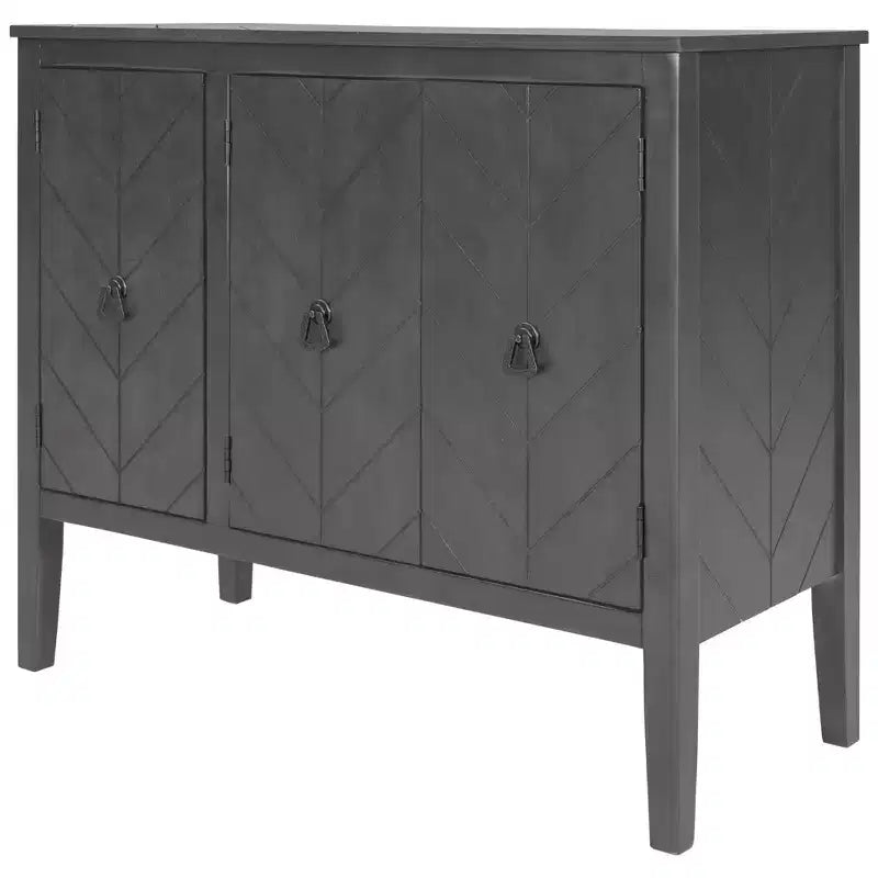 Meuble de rangement d'appoint avec étagère réglable