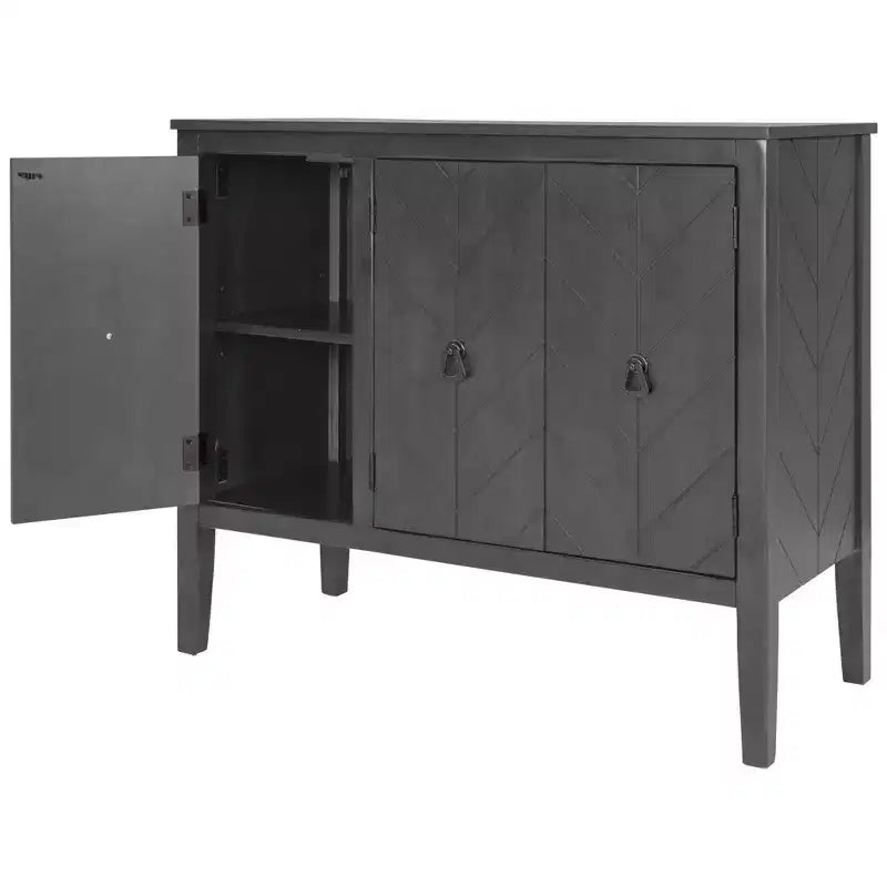 Meuble de rangement d'appoint avec étagère réglable