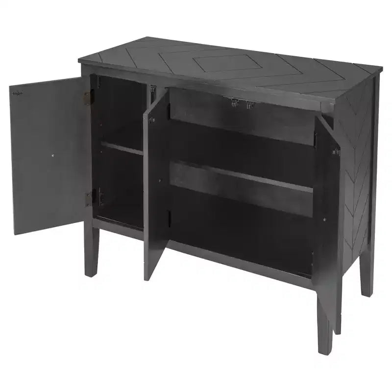 Meuble de rangement d'appoint avec étagère réglable